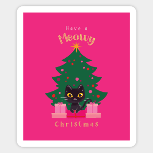 Have A Meowy Christmas Sticker